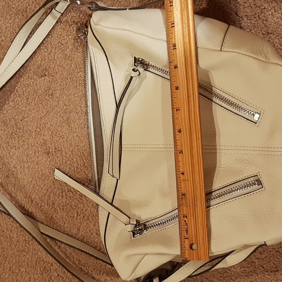 Vince Camuto White and Silver Shoulder Bag/Backpack - Picture 14 of 15